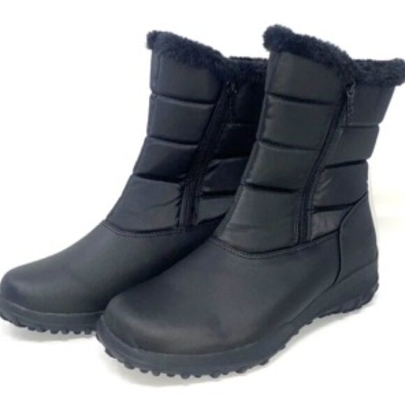 Sporto MIA Women's Winter Weather Waterproof Boot Black Size 6 - Picture 3 of 7